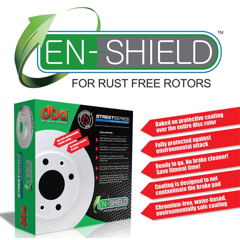 DBA ROTOR PAIR En-Shield Standard KP FOR [ TRD Aurion Series GSV40R 06-07 F ]