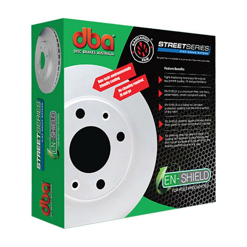 2 x DBA En-Shield Standard Rotor FOR HONDA ACCORD EURO CL (DBA2511E)