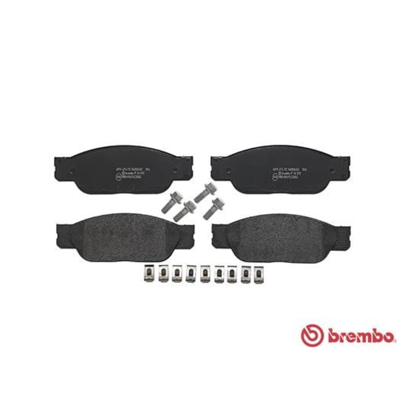 Brembo P36012 Original Replacement LOW-MET Brake Pad Set