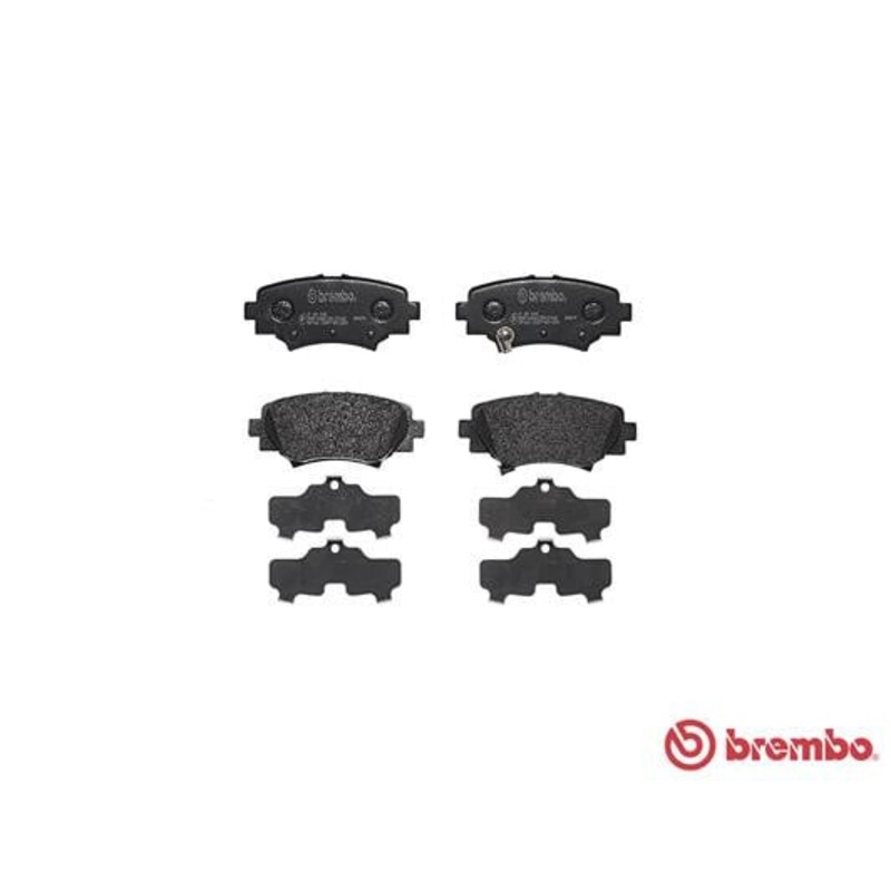 Brembo P49049 Original Replacement LOW-MET Brake Pad Set
