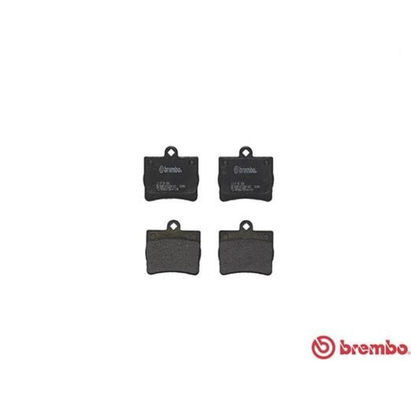 Brembo P50024 Original Replacement LOW-MET Brake Pad Set
