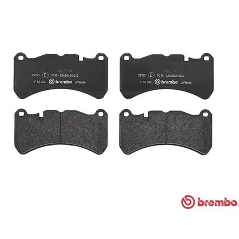 Brembo P50092 Original Replacement LOW-MET Brake Pad Set
