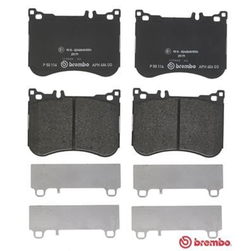 Brembo P50114 Original Replacement LOW-MET Brake Pad Set
