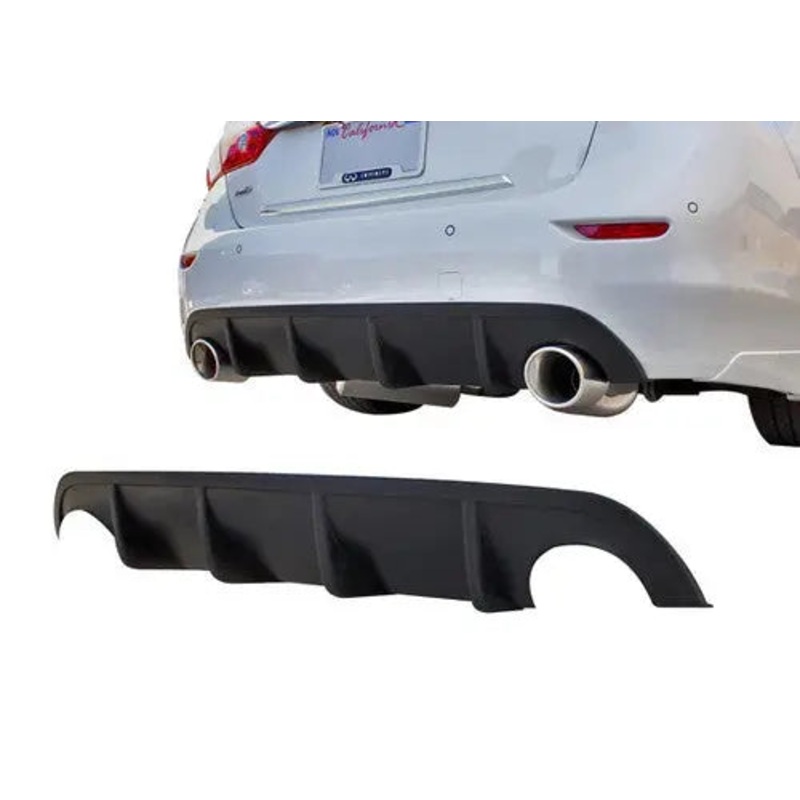 2014-17 Infiniti Q50 Rear Diffuser [Unpainted] - KB11222