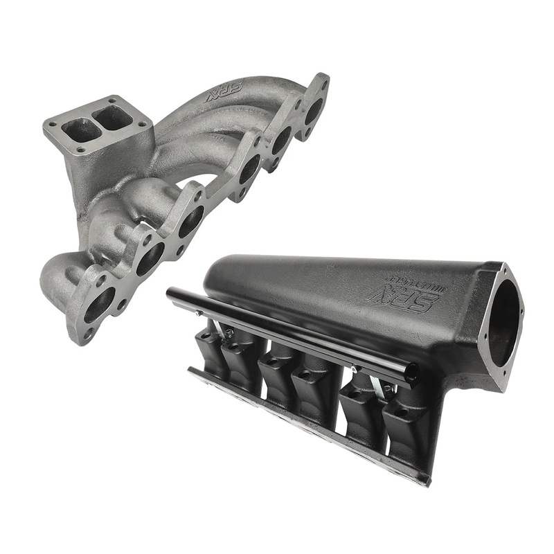 For 2JZ-GTE TOP MOUNT TWIN SCROLL TURBO MANIFOLD + INTAKEMANIFOLD