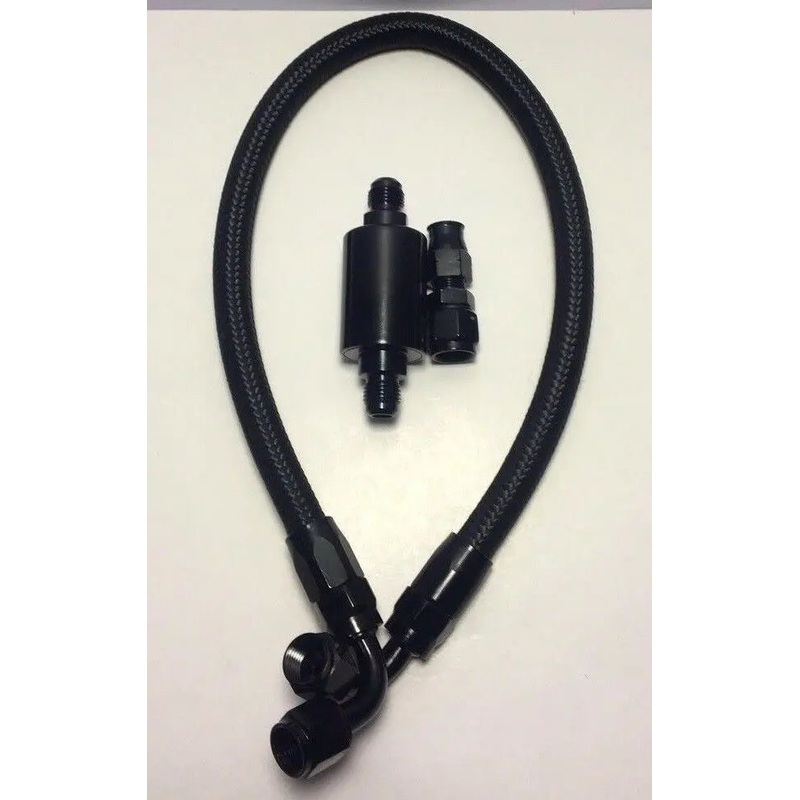 D-Series Tucked Fuel Feed / Return Line Kit D15 D16 Honda CRX Del Sol Wagon