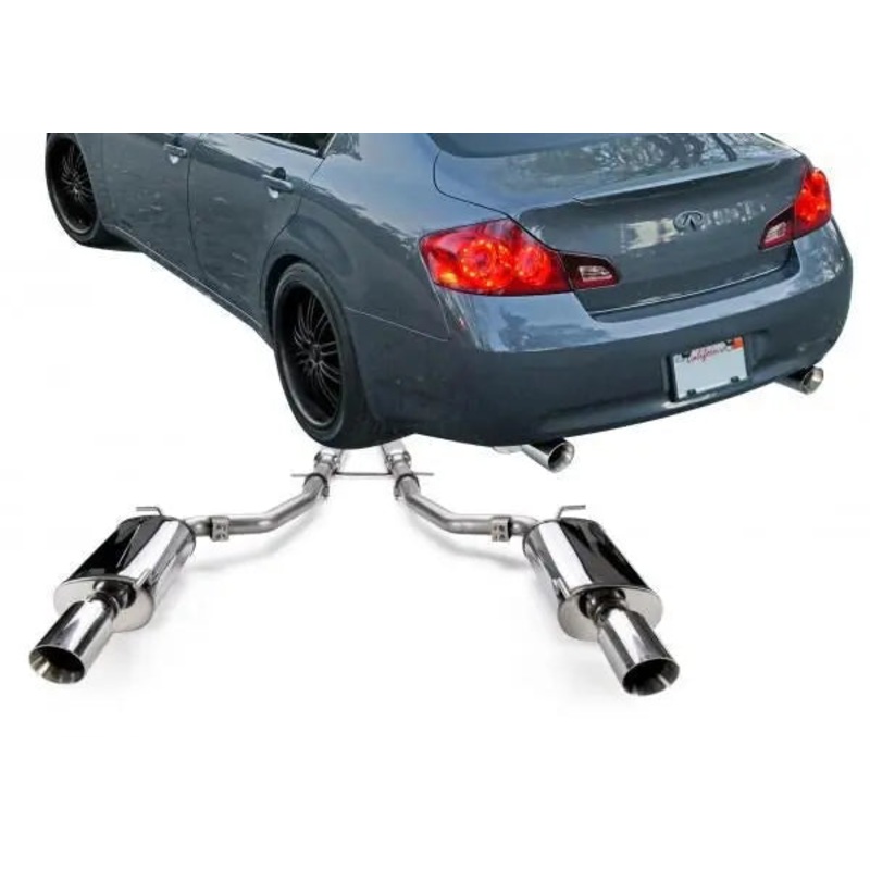 2009-2013 Infiniti G37 Sedan, 2015 Q40 Stainless Steel Cat-Back Exhaust System - 504377