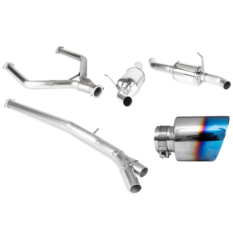 2016-2021 Infiniti Q50 [3.0t] Cat Back Exhaust w/ Burnt Tips - 504452