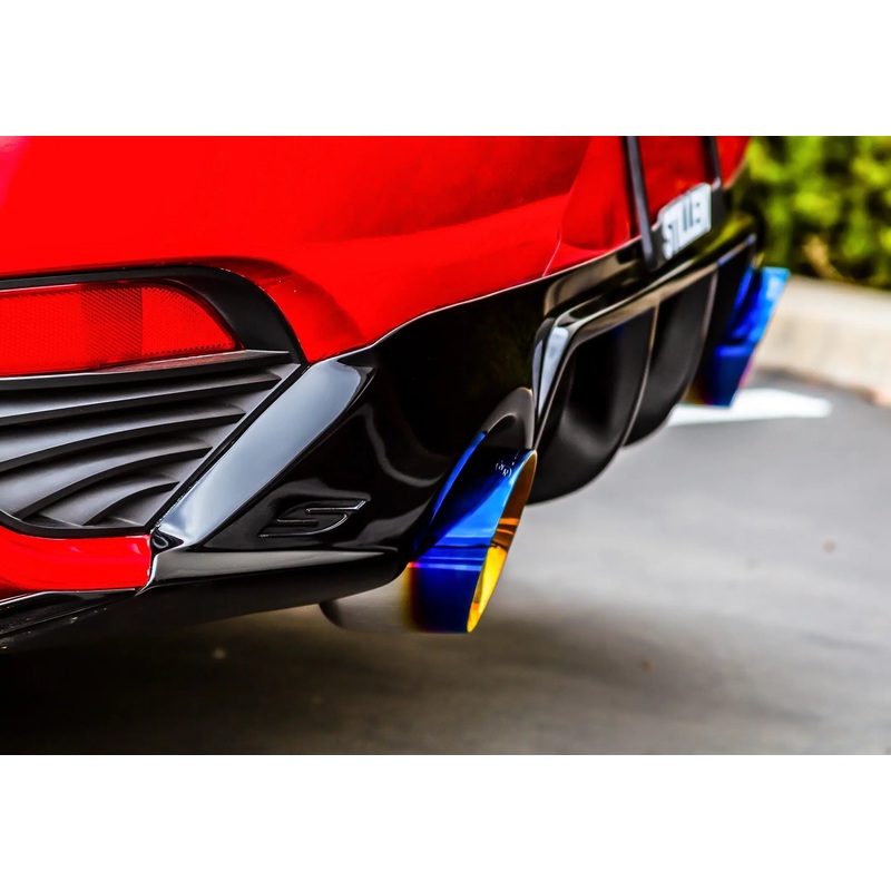 2017-2021 Infiniti Q60 3.0t Cat-Back Exhaust System [Burnt Tips] - 504455