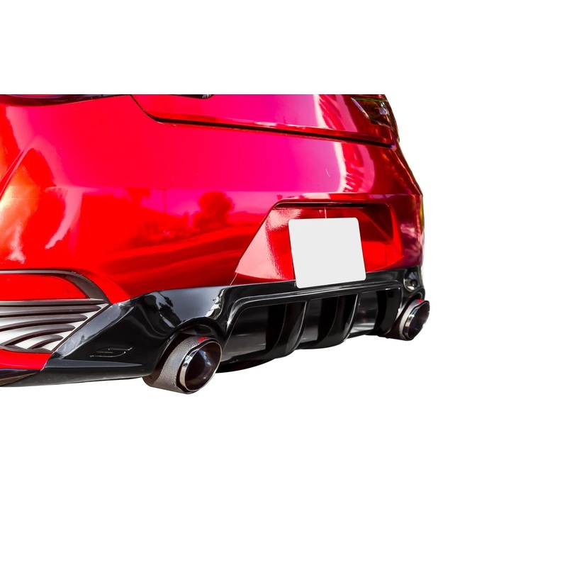 2017-2022 Infiniti Q60 3.0t Rear Diffuser [Matte Black] - KB11235MB