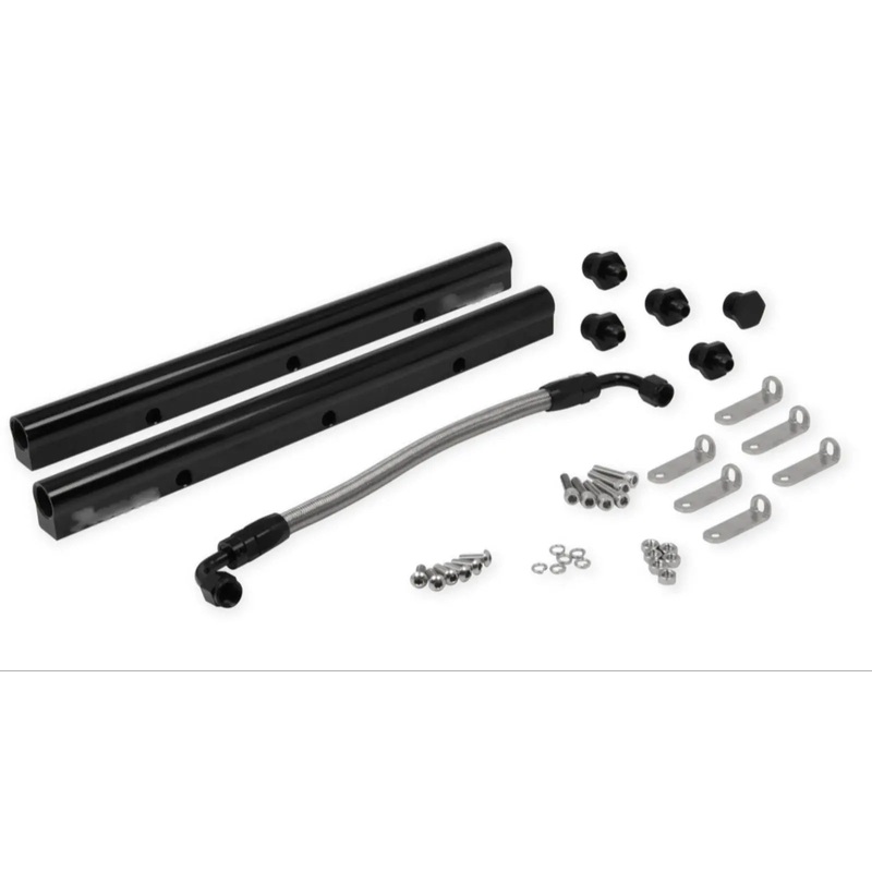 Billet Fuel Rail Kit LS LS1 LS2 LS3 LS6 LSX Aftermarket Intake Manifold Hardware