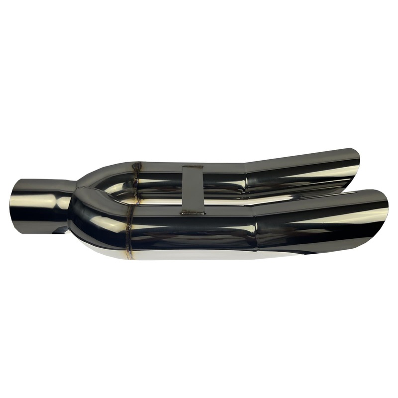 Dual Tip Stainless Steel Blastpipe Version 1 Blast Pipe  Bosozoku 3 inch 3"