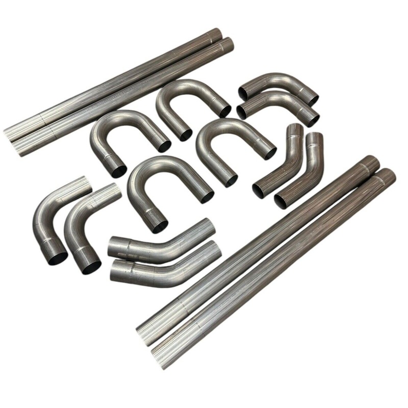 Stainless Steel Exhaust Manifold Tubing Mandrel Piping Straight Bent 18 Gauge SS