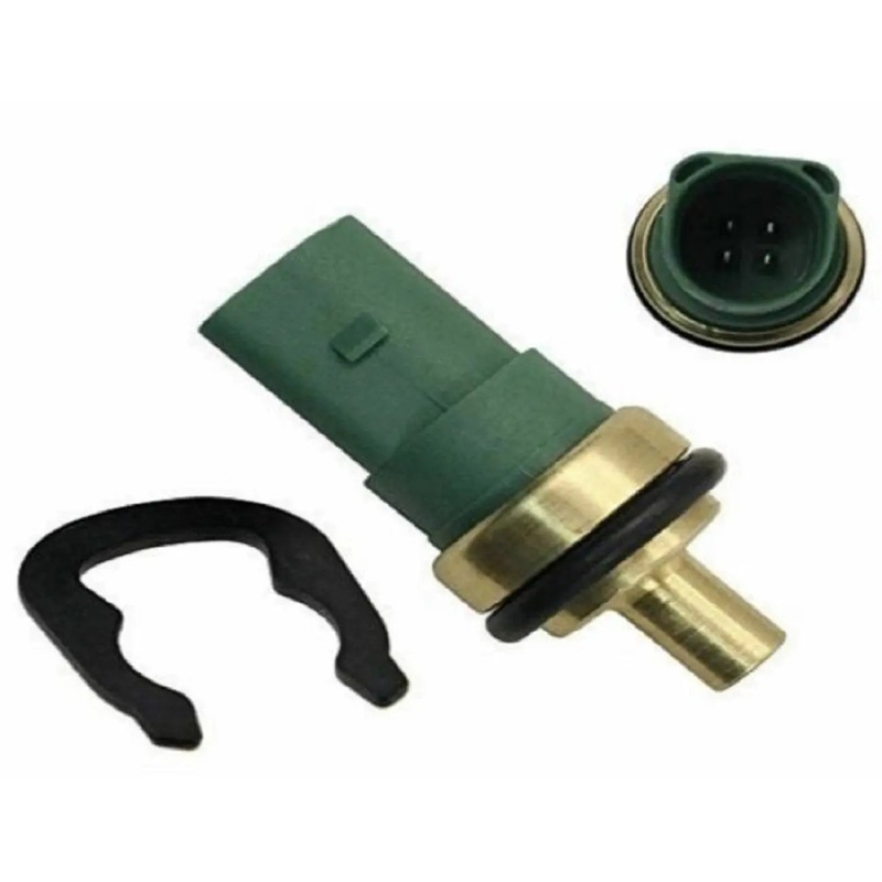 VW MK4 Golf Jetta GLI GTI TT 1.8T Cast Aluminum Coolant Flange W/ Temp Sensor US