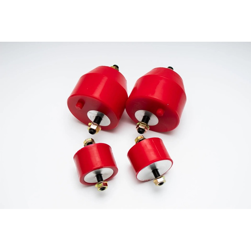 E36 E46 Z3 Z4 Polyurethane Motor and Transmission Mount Kit - RED