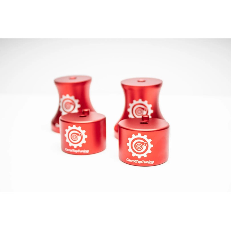 E36 E46 Z3 Z4 Solid Billet Aluminum Motor and Transmission Mount Kit - RED V3