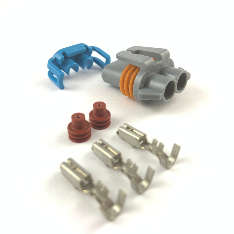 2-Way Connector Kit for H7", "9006", "HB4 Headlight Bulb (20-16AWG)