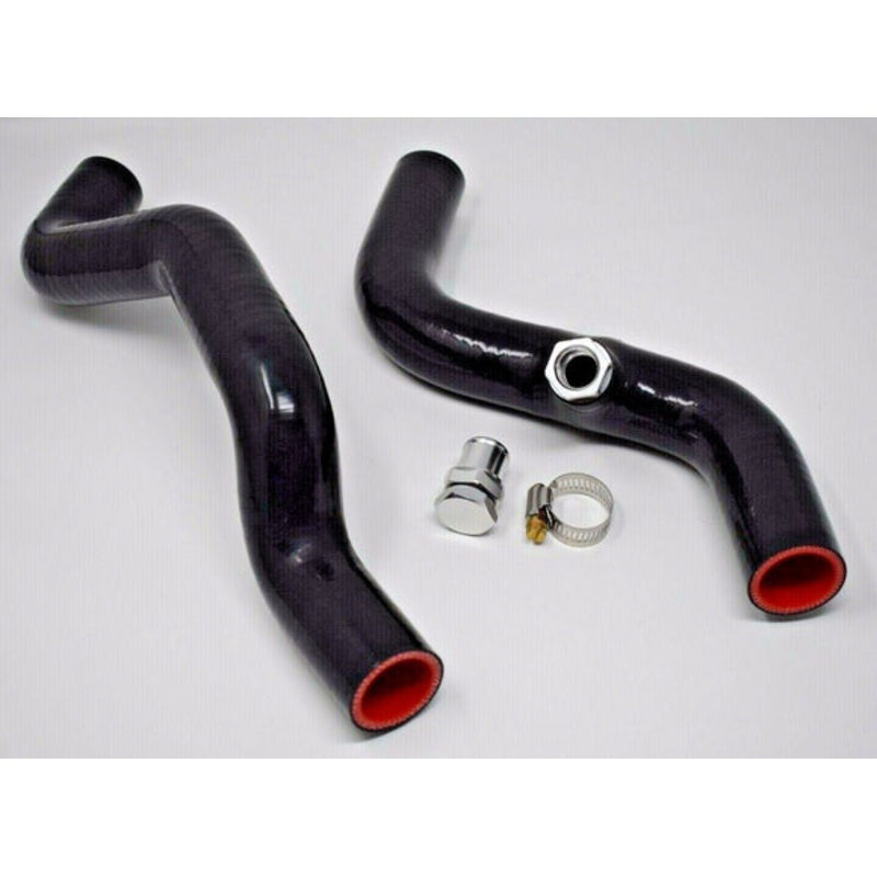 K- Swap Driver Side Radiator Hose Kit W/ Fan Hose Bung K20 EG EK DC2 CRX Si