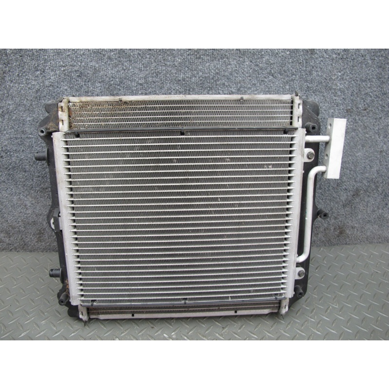 1997-2004 Porsche Boxster 986 Left Engine Cooling Radiator A/C Air Condenser