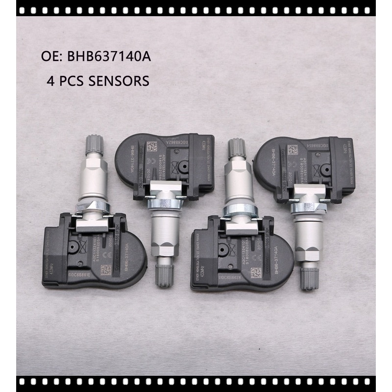 BHB637140 GS1D37140 4 PCS TPMS FOR Mazda 2 3 5 6 CX-5 CX-6 CX-9 MX-5 Artz 433MHz BHB637140A TPMS SENSOR TIRE AIR PRESSURE SENSOR