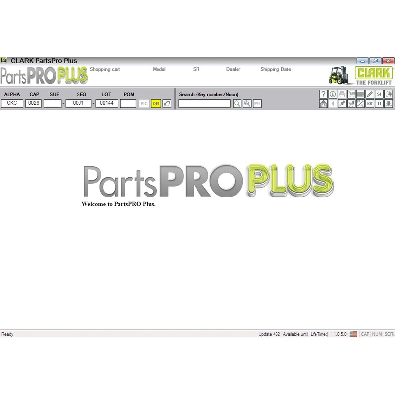 Clark Forklift Trucks PartsProPlus v520  Parts Catalog