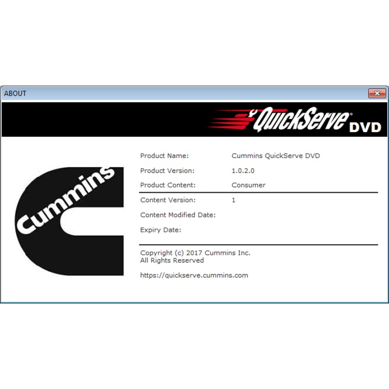 Cummins QuickServe DVD  Engines 2017