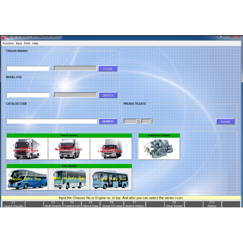 HINO Trucks EPC 2019 Parts Catalog