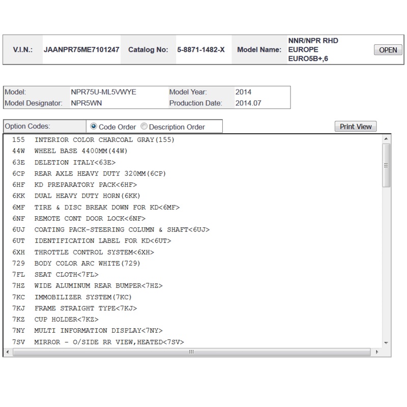 Komatsu Linkone CSS Parts Viewer 5.1 2022 Full Models with VIN decoding