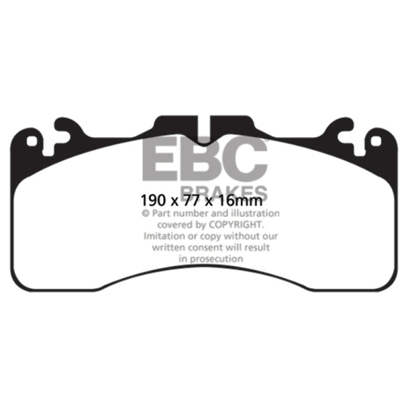 EBC 2016+ Lexus GS-F Bluestuff Front Brake Pads
