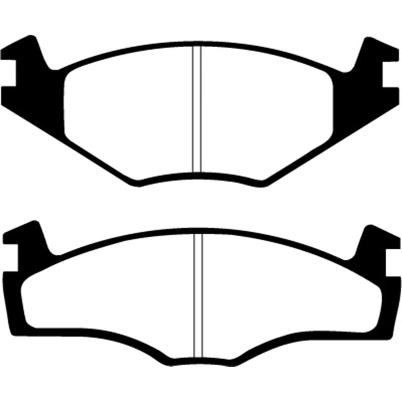 EBC 86-93 Volkswagen Cabriolet 1.8 Greenstuff Front Brake Pads