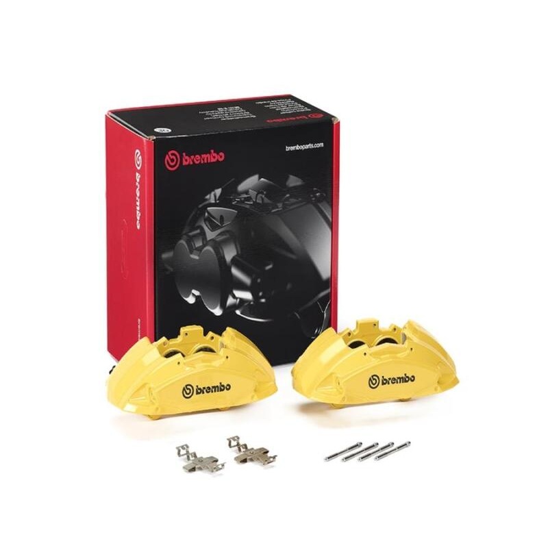 Brembo OE 2020 Mercedes-Benz E53 AMG/E63 AMG S Hydraulic Front X-Style Brake Calipers - Yellow