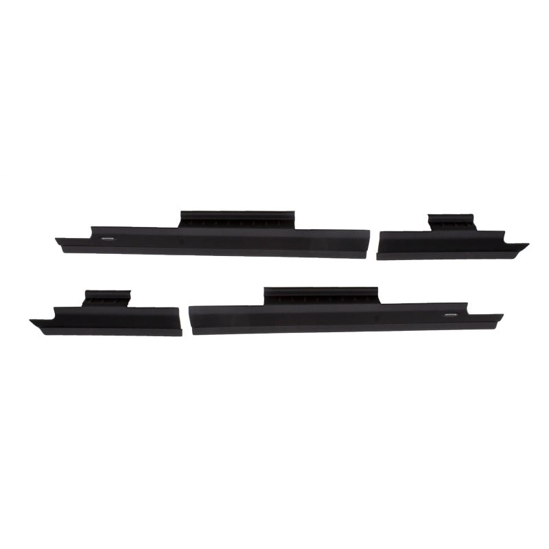 Bushwacker 09-18 RAM 1500 Extended Cab Trail Armor Rocker Panel and Sill Plate Cover - Black