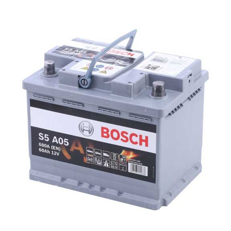 BOSCH AGM BATTERY S5 A05 12V 60AH 680A (0 092 S60 050) 0092S5A050