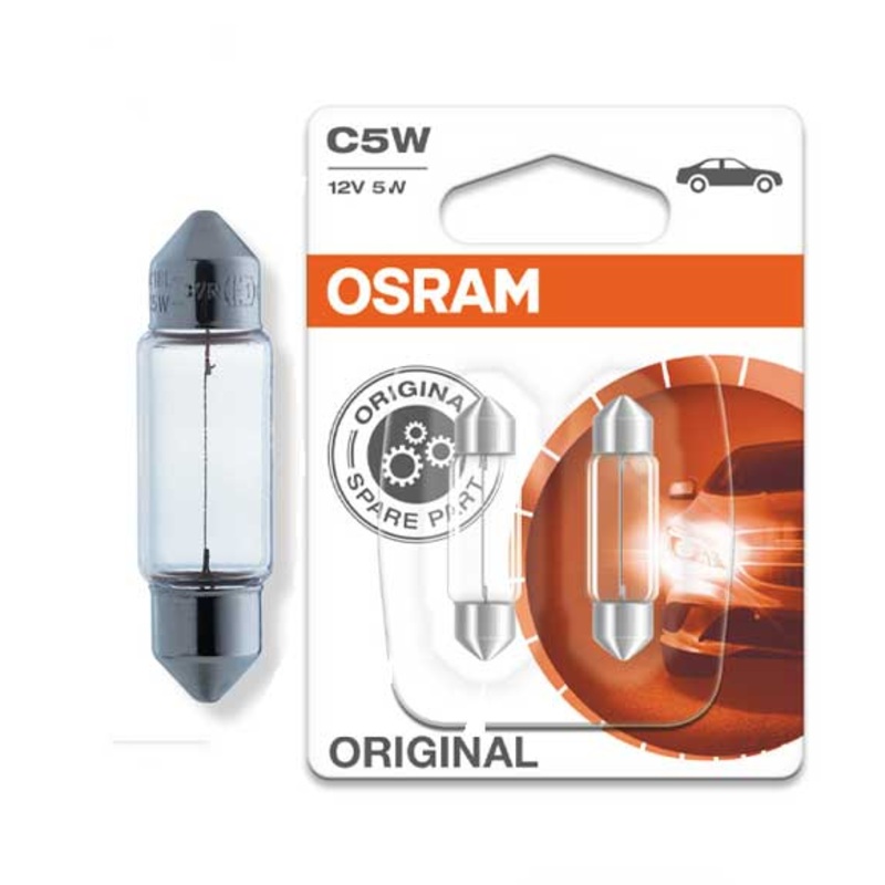 OSRAM Original BULB C5W 12V 5W 35 mm Licence Plate Light 6418