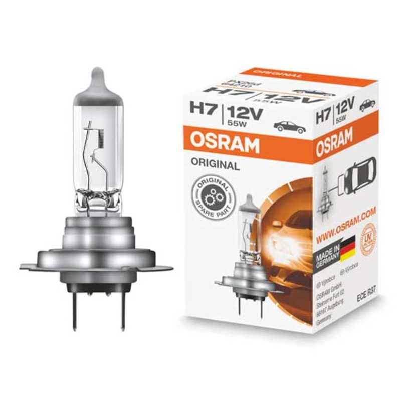 OSRAM Original BULB H7 12V 55W 3200K Halogen Spotlight 64210