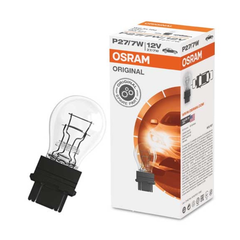 OSRAM Original BULB P27/7W, 12V 27/7W Indicator, 3157