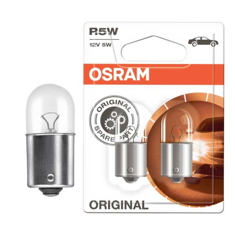 OSRAM ORIGINAL R5W BULB, 12V 5W Indicator 5007