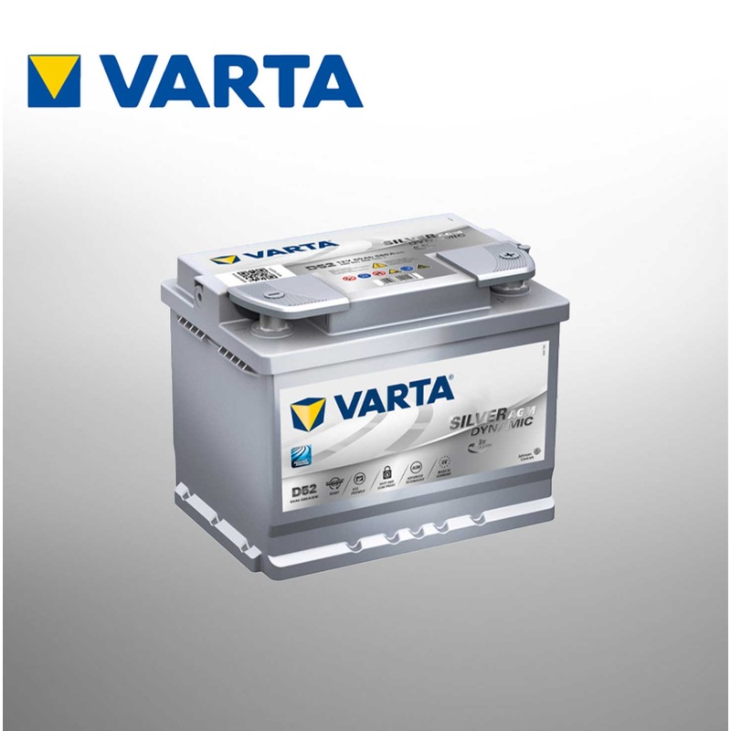 VARTA  BATTERY D52 60AH AGM 560901 For MERCEDES BENZ 0019827908