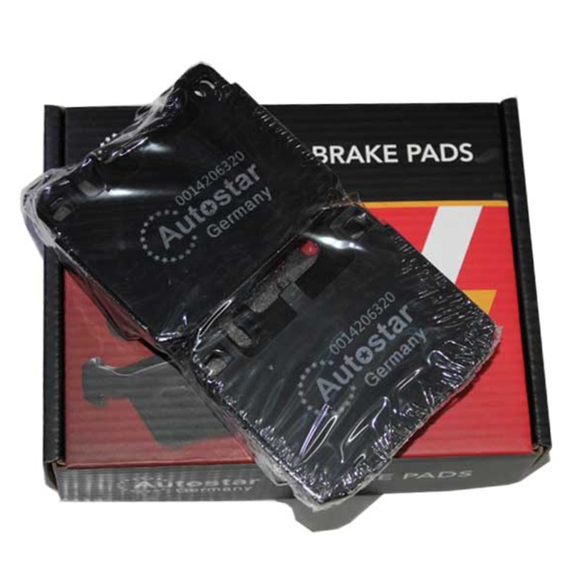 Autostar Germany FRONT AXLE BRAKE PAD SET For Mercedes Benz W114 W115 0014206320