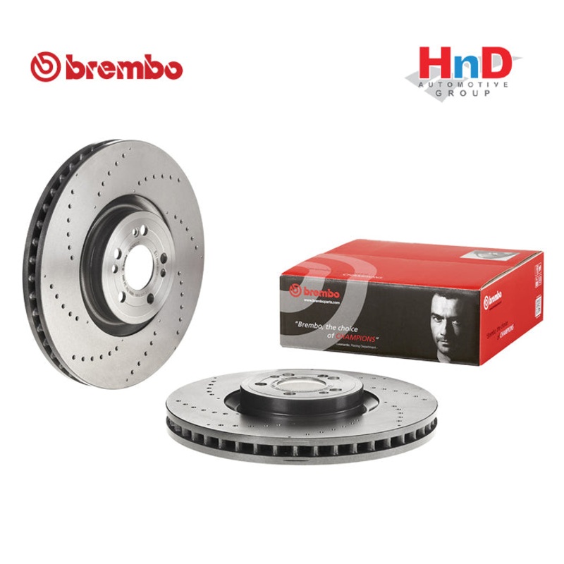 BREMBO 09.D982.21 Brake disc for MERCEDES-BENZ GLE, GLS 1674211101