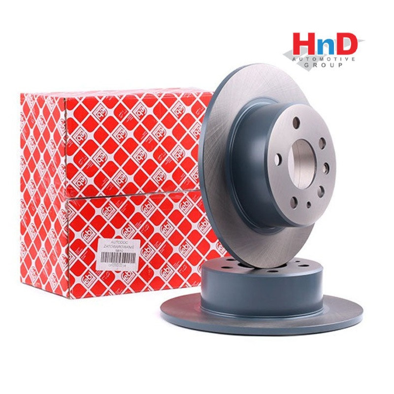 FEBI BILSTEIN 08506 Brake disc Rear Axle For MERCEDES-BENZ W123 C123 S123 W126 R107 C107 1264230012