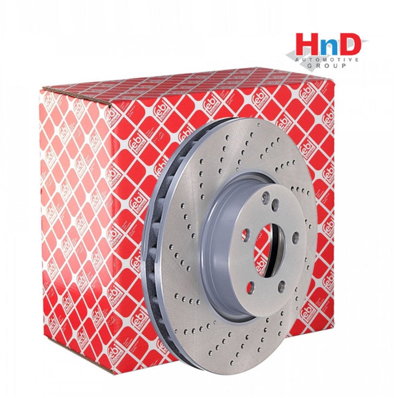 FEBI BILSTEIN 26406 Brake disc Front Axle For MERCEDES-BENZ R230 W211 S211 W221 C216 2214211112