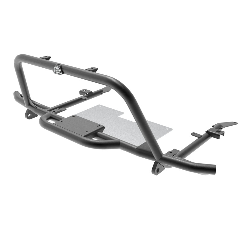 aFe Power 10-14 Subaru Outback H4 2.5L / H6 3.6L Terra Guard Front Bumper w/ Winch Mount - Black (79-27010)